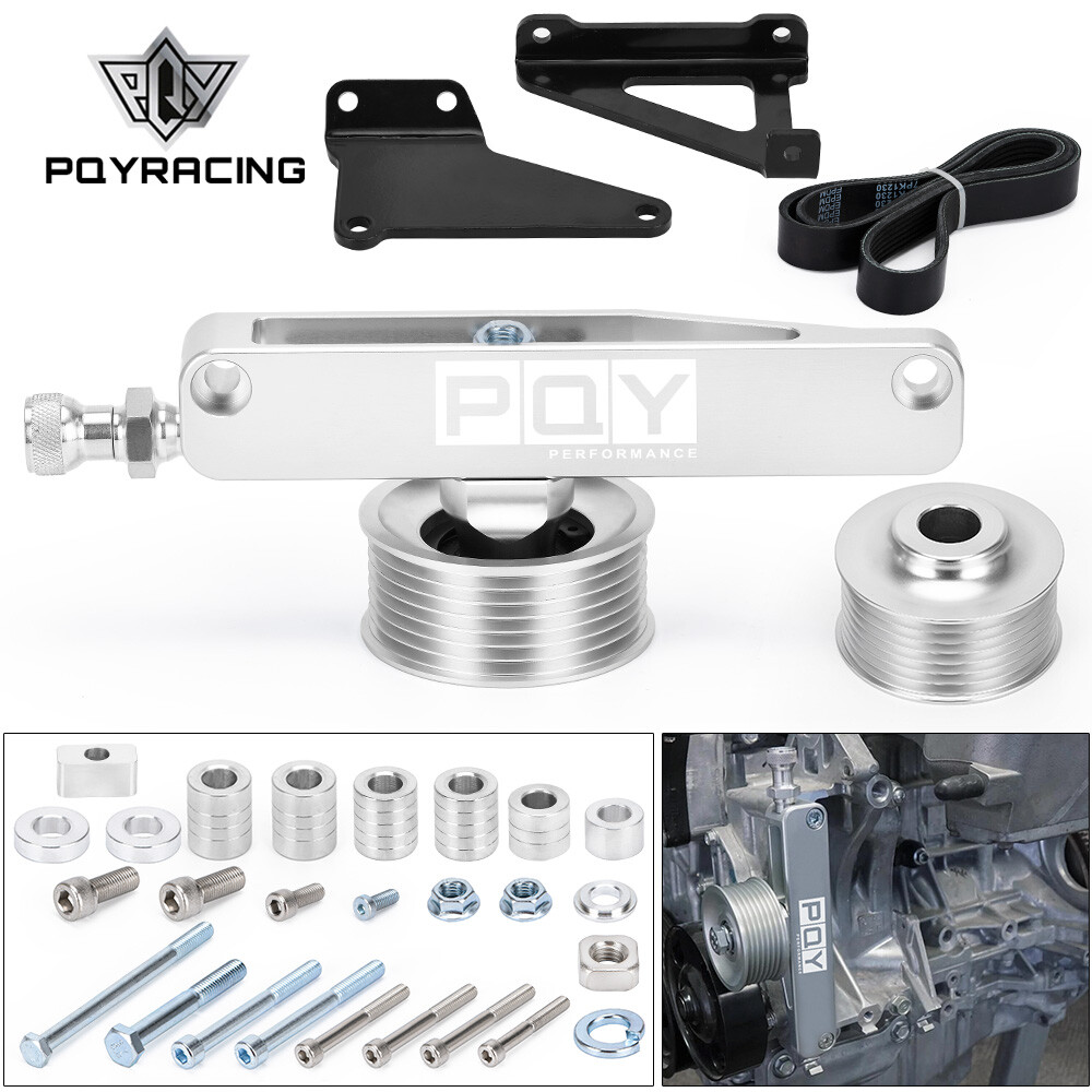K-Tuned K24 Black Adjustable EP3 Pulley Kit | KTD-KPE-K24 | K Series Parts