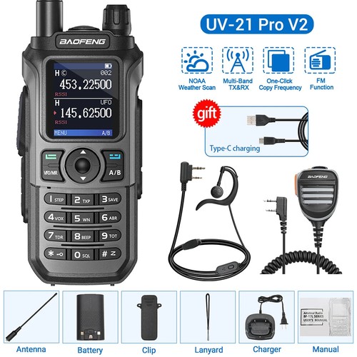 Bezprzewodowe pasmo częstotliwości kopiowania Mutli Potężne dalekiego zasięgu UV-5R dwukierunkowe radio szynkowe - Zdjęcie 11 z 36