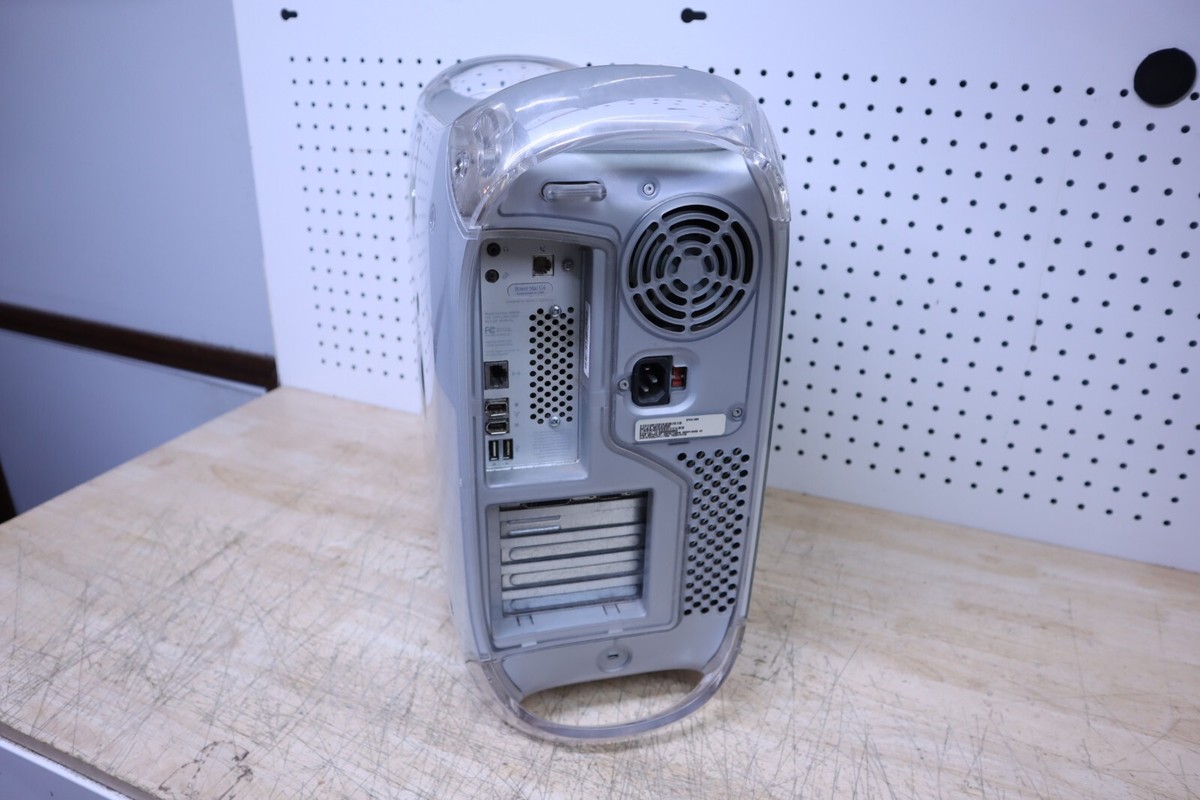 Used Apple PowerMac G4 M8493 Power PC 7455 G4 1GHz DP 1 GB RAM No