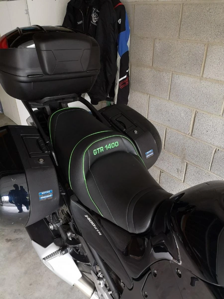 Kawasaki GTR 1400 Concours 2008 2020 Top Sellerie Comfort Seat Gel Heat SGCGTR4