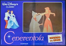 fotobusta CENERENTOLA CINDERELLA CARTONE ANIMATO CARTOONS WALT DISNEY