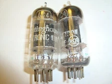 One Pair of 6C4 Tubes, Assorted Brands, High Ratings
