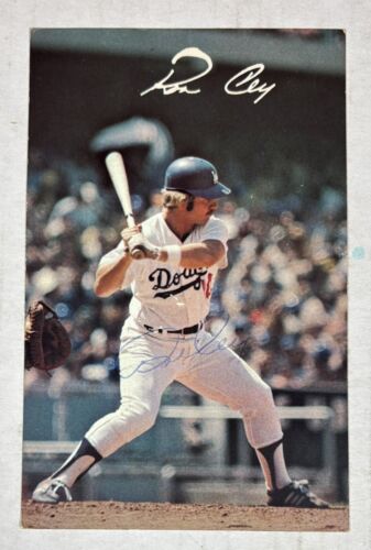 RON CEY Vintage 1970’s SIGNED AUTOGRAPHED 5X7 Photograph LA DODGERS Photo AUTO
