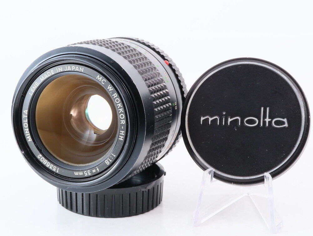 MINOLTA MC W.Rokkor-HH 35mm F/1.8 Wide Angle MF Lens Exc From Japan#1536