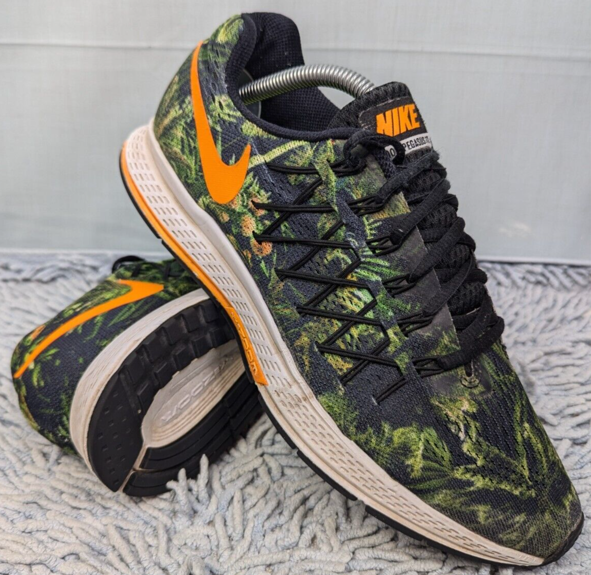 Nike Air Zoom Pegasus 32 Solstice Green/Black/Orange WMNS  Rare