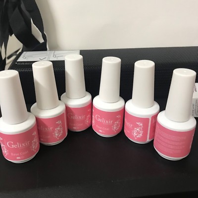 GELIXIR - Soak Off  Base coat LED/UV 6 pcs