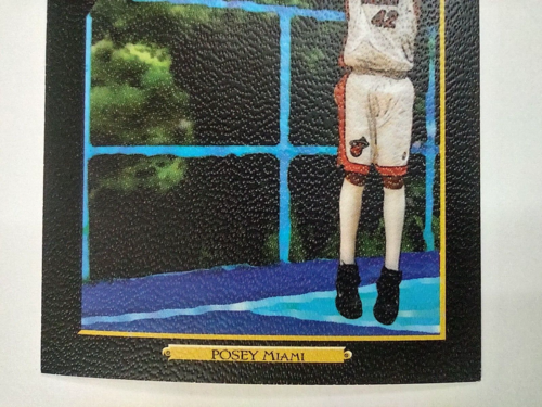 2006-07 Topps Turkey Red Black #125 James Posey Miami Heat Divot - Picture 3 of 6