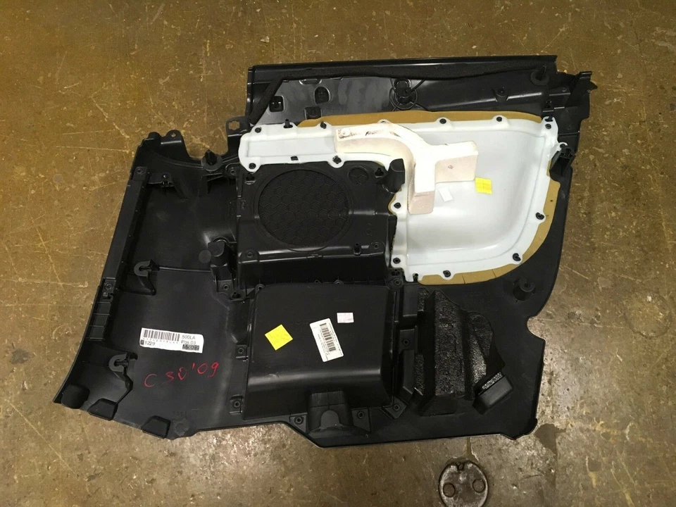 VOLVO C30 2009 REAR LEFT DRIVER SIDE INTERIOR DOOR PANEL TRIM COVER GRAY FACTORY - Image 4 of 4