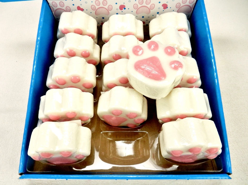 Jabón de baño con estampado de pata de exhibición de mostrador para niños, 15 x 3 OZ Bares, Kingsley para niños Foto 3 de 4