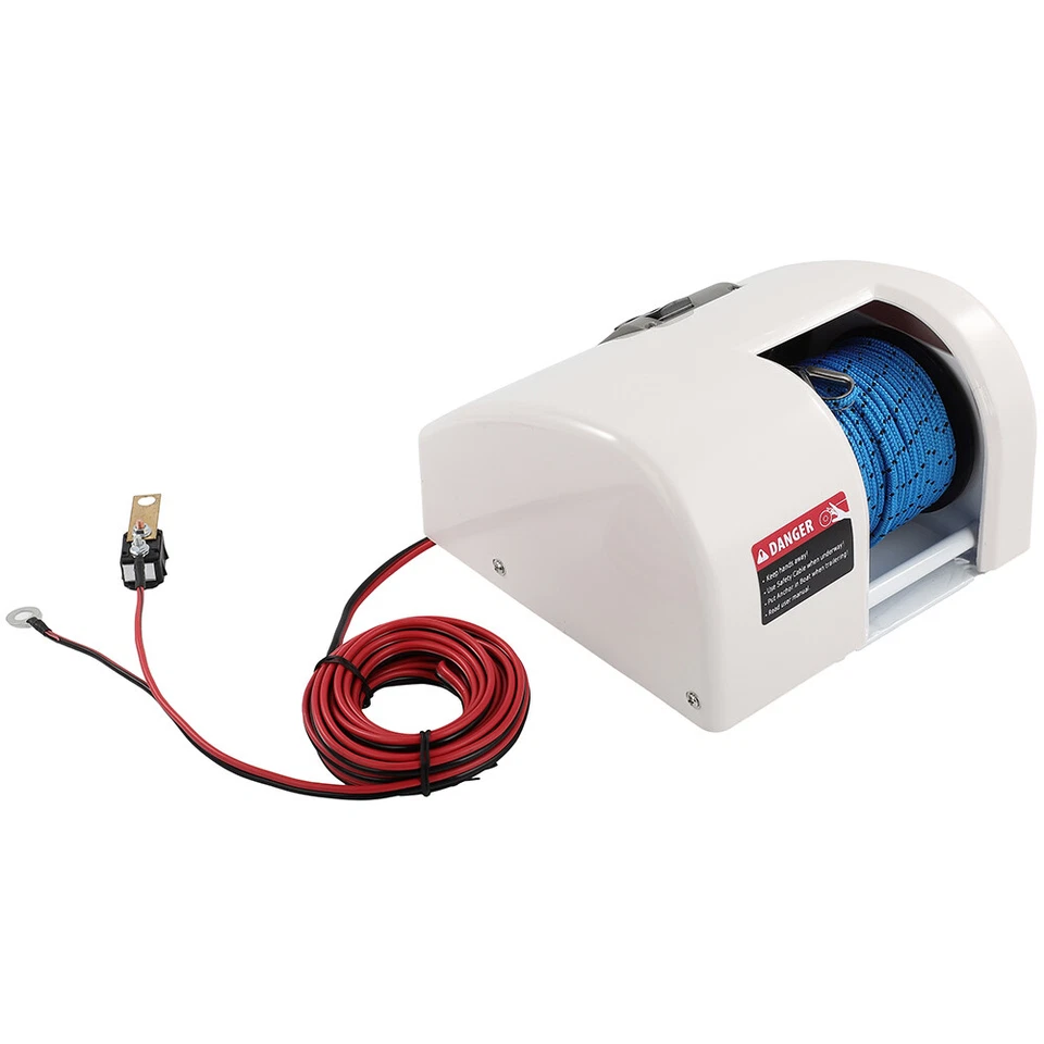 25 LBS Boat Electric Anchor Winch With Remote Wireless Control Marine Saltwater - Image 4 of 4