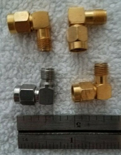 Astrolab 29029, DC-18GHz, SMA(M)/SMA(F), 90-degree Right-Angle RF Adapter - Picture 3 of 4