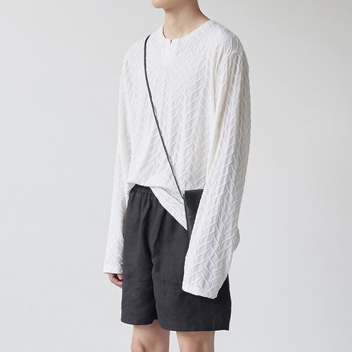 Mens Basic Tee Shirt Long Sleeve V Neck Loose Plain Tops O-Neck Blouses Pullover - Picture 6 of 14