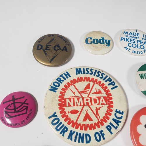 Pinback Mixed Lot Fronts Only Craft Display Lot Vintage READ - Picture 2 of 6