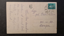 ESTONIA 1935 VF CARD TARTU RAILWAY STATION POSTMARKED VAKSAL RARE RAILROADS