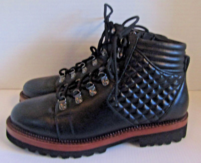 BLONDO HELEN BLACK LEATHER WATERPROOF HIKING BOOTS sz 8.5