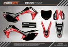 2014 2015 2016 2017 CRF 250 R Graphics Kit HONDA CRF250R 250R Decals Stickers