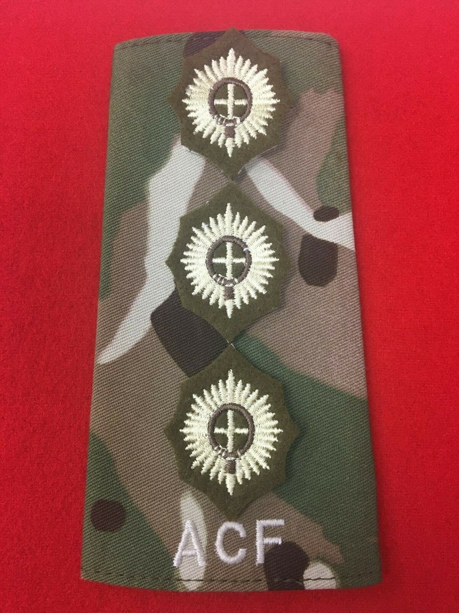 Spalline Gradi Militari New All Ranks Multicam MTP ACF RANK SLIDE ...