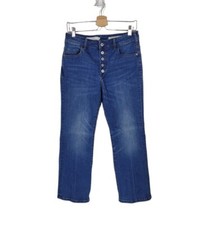 Pre-Owned Pilcro  The Letterpress Anthropologie 30 Button Fly HR Flare Jean
