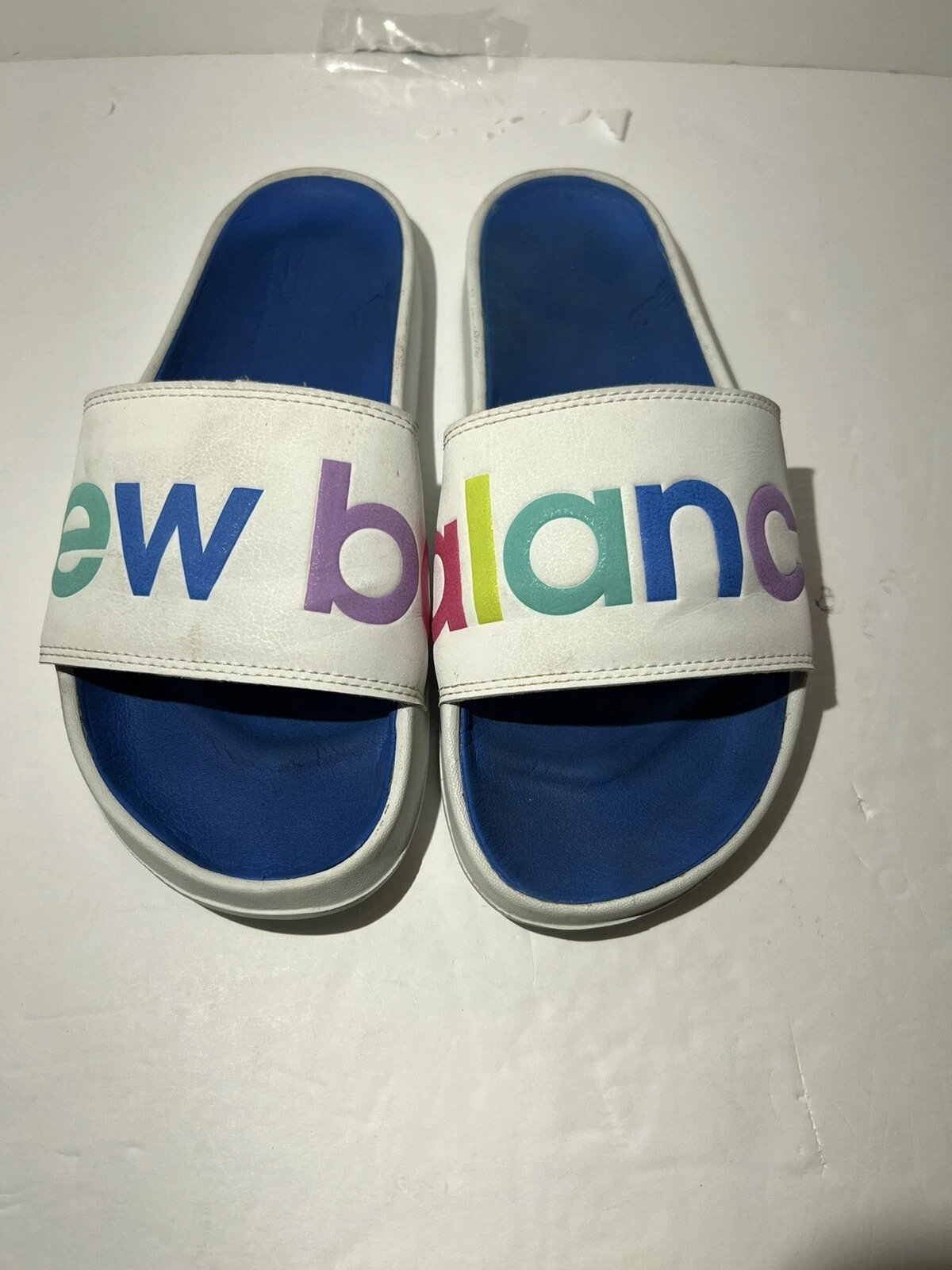 SWF200A1 New Balance sandalo donna sportivo slide blu bianco sliders taglia 10