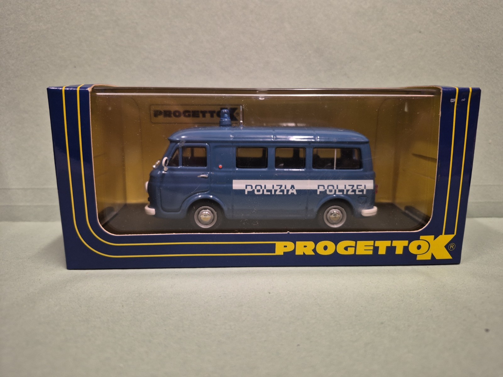 PROGETTO K PK 342A 238 MINIBUS POLIZIA - POLIZEI 1965 SCALA 1:43