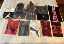 Lot 10 piece Boys L 14-16 Clothes Jordan, Puma hoodies, shorts, t-shirts 