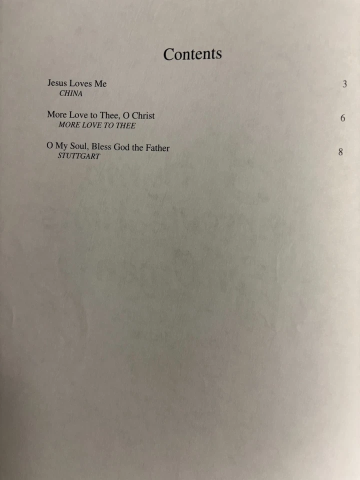 3 HYMN IMPROVISATIONS FOR ORGAN Sheet Music~Albert L. Travis~Morningstar - Image 2 of 3