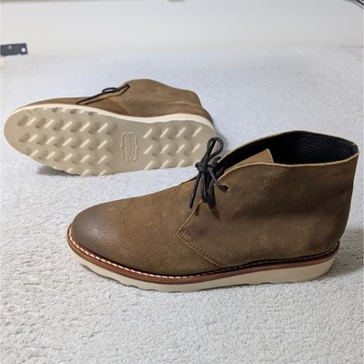 NEW Thursday Boot Scout Chukka Boots Men 9.5 Safari Suede Wedge Sole Handcrafted