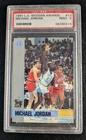 1991 Little Sun #13 Michael Jordan Wooden Awards PSA 9 Mint NC Tar Heels Card