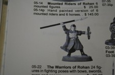 Lord of the Rings - Warriors of Rohan W/Spears 8 - Games Workshop PLASTIC