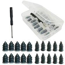 Car Tubeless Vacuum Tyre Puncture Repair Kit Screw Nails Tire Patch Plug Fix
