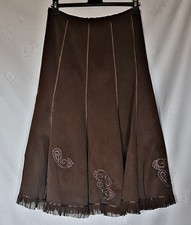 GONNA VINTAGE BIBA COSTUMI OKTOBERFEST DIRNDL TYROL VELLUTO A COSTE DONNA US 8 EU 36