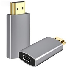 3.1 USB C to HDMI Adapter to HDMI Female to HDMI Male Adapter 4K@60Hz HDR Video