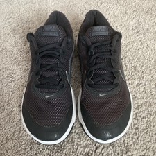 Nike Womens Flex Experience RN 4 Shoes Size 8 Black White Running 749178-006