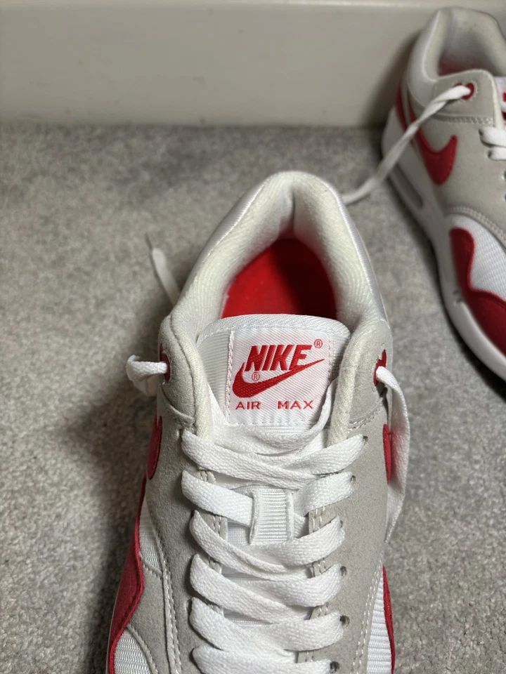 NIKE Air Max 1 OG Anniversary Red 2017 UK10, mint condition, photo 3 of 5