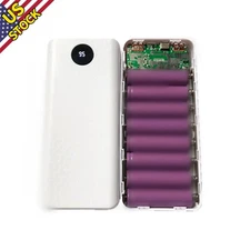 DIY PD Power Bank Case 18650 Battery Fast Charger Welding-Free Without Battery C