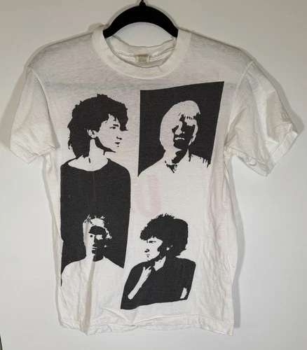 80s U2 authentic band rock white tshirt Screen Stars 1980s vintage concert t-shirt, vintage, single stitch, B+ condition