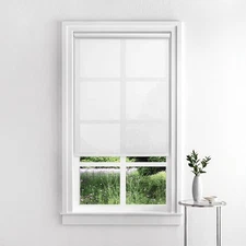 Mainstays Light Filtering, Tear to Fit Roller Shade 37-1/4" x 72", White NEW 