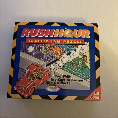 Rush Hour Traffic Jam Puzzle Game ThinkFun Binary Arts w/ Extra Challenge Cards