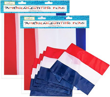 Large Patriotic US Flag Bunting Decorations 4Th of July Large Red, White  Blue