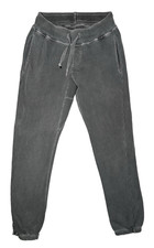 NSF Clothing Distressed Joggers Size P Gray Drawstring Cotton USA Made Pants