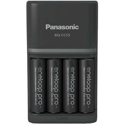 eneloop Smart Plus Charger BQ-CC55 Akku-Ladegerät inkl. Akkus