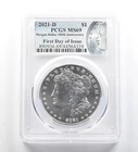 2021-D Morgan Silver Dollar FDOI MS69 PCGS *7175