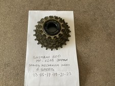 Vintage bike Japan Shimano 600 MF-6208 6 speed Freewheel 13-15-17-119-21-23T