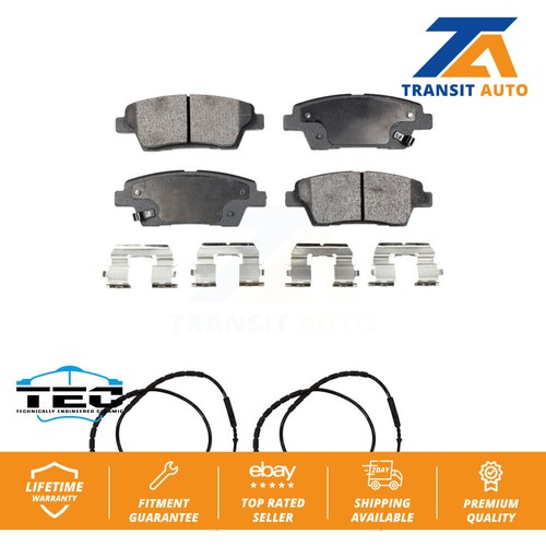 Rear Ceramic Disc Brake Pad & Wear Sensor Kit For Mini Cooper Countryman Paceman - Picture 1 of 11