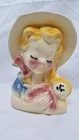 Vintage Shawnee Girl With Doll Wall Planter #810