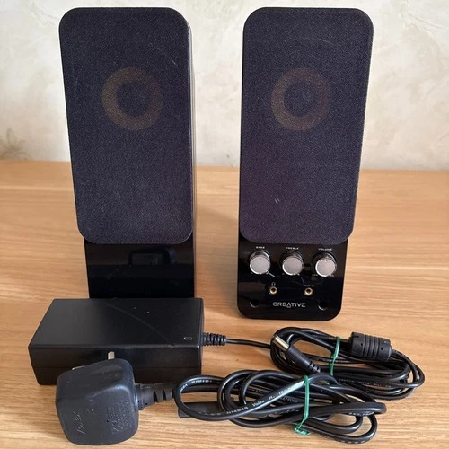 Creative Gigaworks T20 Series II Multimedia Speakers In Black With Power Supply