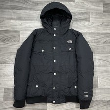 Kids The North Face HyVent 550 Puffer Jacket Boys XL 18-20 Black Down Bomber