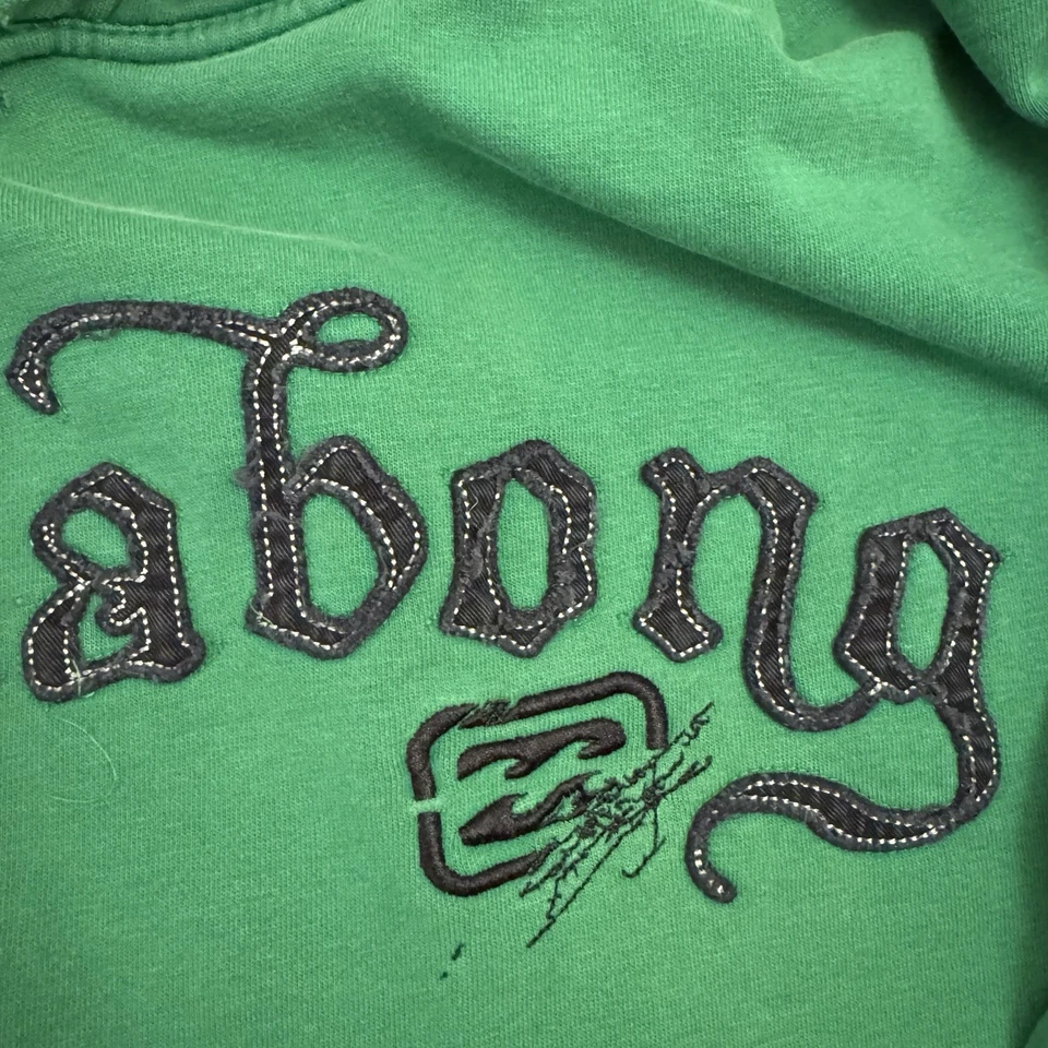 Sudadera con Capucha Billabong Para Hombre XL Verde Pullover Y2K Skate Surf Años 90 Grunge Foto 3 de 4