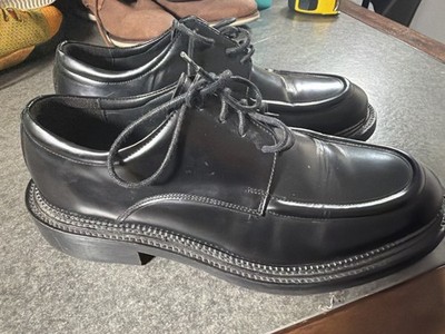 Filippa K M. Gabriel Black Leather Derby Shoes Men s EU 42 US 9.5 Apron Toe