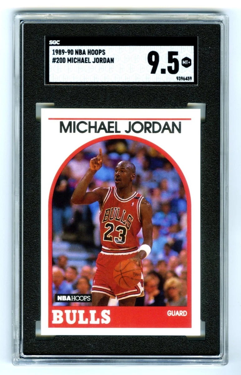 Michael Jordan Grade 9.5 Basketball 1989-90 Season Sports Trading